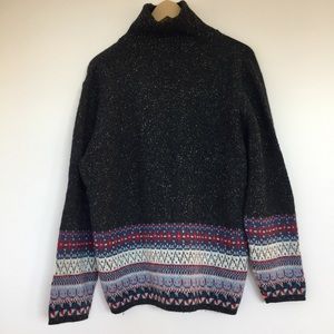 Jacquard Oversized Vintage Sweater